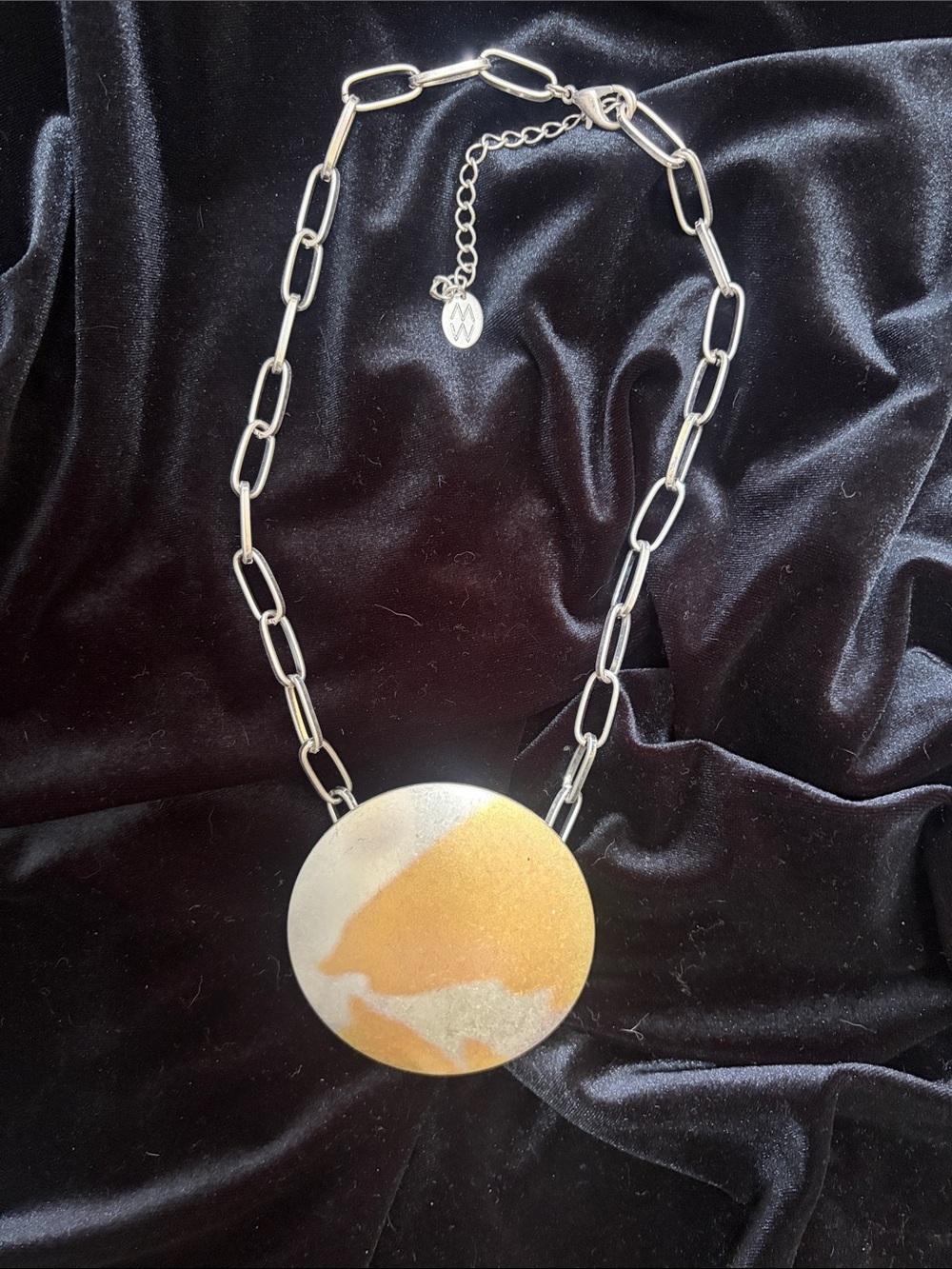 Marla Wynne Matte Gold/Silver Necklace